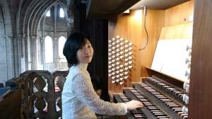 Ka Young Lee an der Orgel