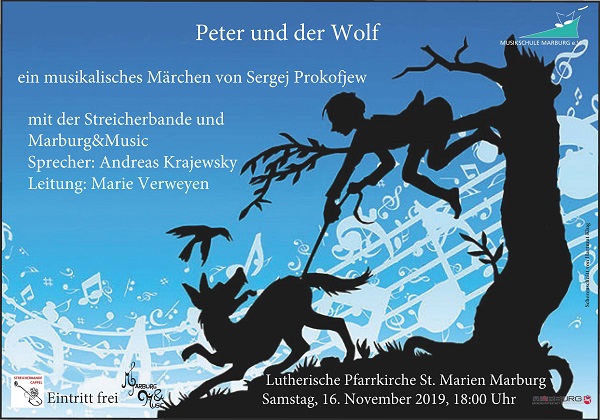 Plakat Peter und der Wolf
